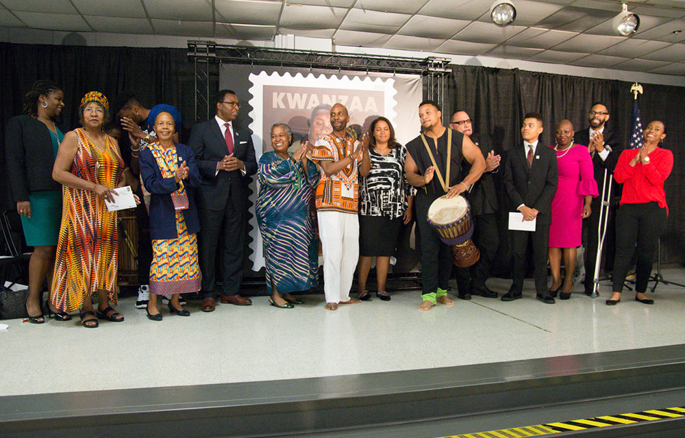 AACC hosts new USPS Kwanzaa Stamp Reveal