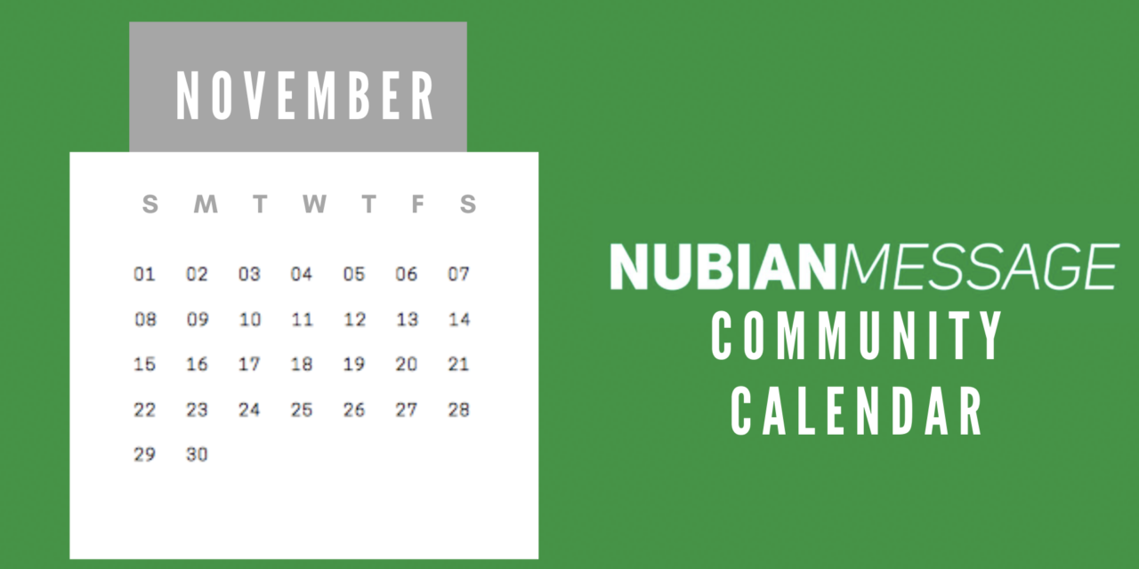 November Community Calendar